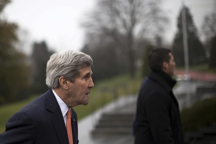 © Reuters. كيري: المحادثات النووية أحرزت تقدما وحان الوقت لاتخاذ قرارت صعبة