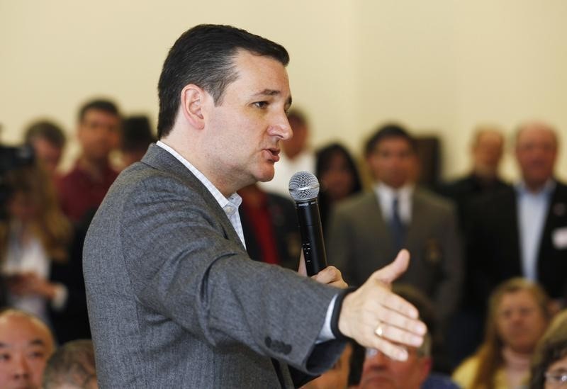 © Reuters. El republicano Ted Cruz se postula como candidato presidencial en EEUU