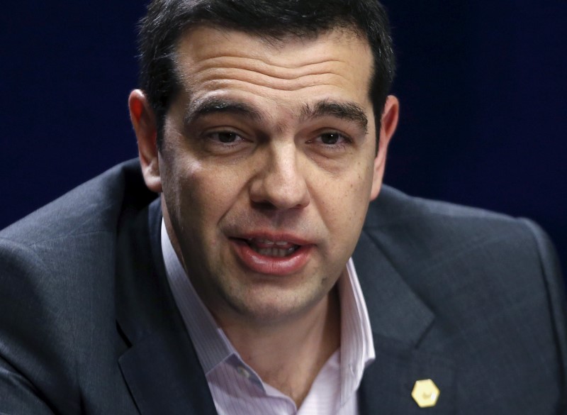 © Reuters. Primeiro-ministro grego, Alexis Tsipras, durante evento em Bruxelas 