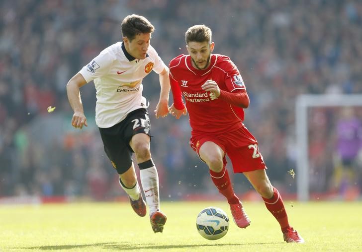 © Reuters. Liverpool v Manchester United - Barclays Premier League