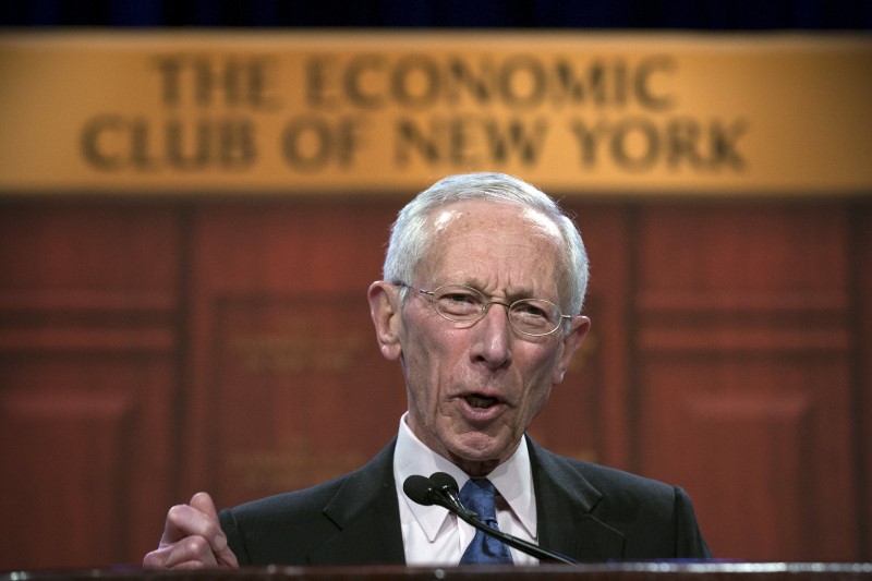 © Reuters. U.S. Federal Reserve Vice Chair Stanley Fischer addresses The Economic Club of New York in New York