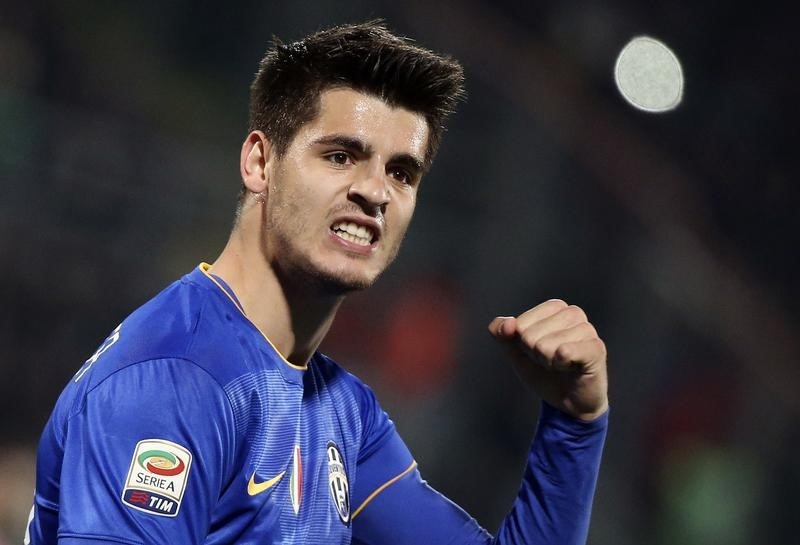 © Reuters. Álvaro Morata, ante la oportunidad de hacerse un hueco en la selección