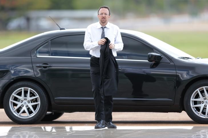 © Reuters. Ex-ministro Thomas Traumann chega para evento em Brasília