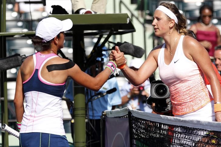 © Reuters. Tennis: Miami Open-Azarenka v Soler-Espinosa