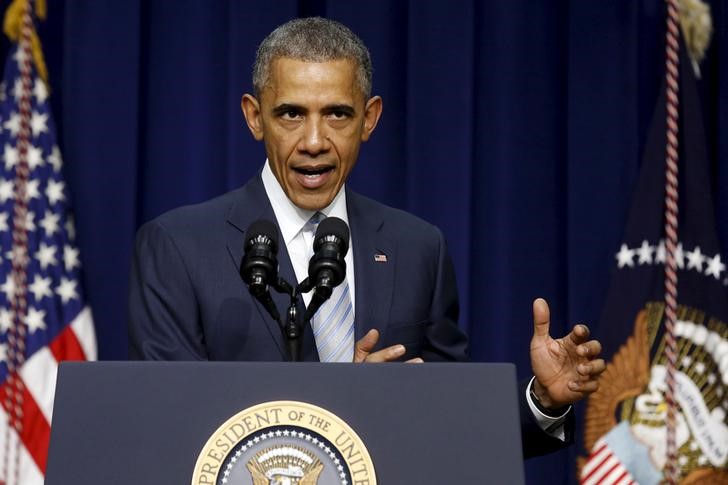 © Reuters. البيت الأبيض: اوباما أجاز الدعم للعملية السعودية في اليمن
