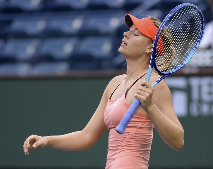 © Reuters. Tennis: BNP Paribas Open-Sharapova vs Pennetta