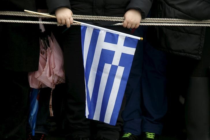 © Reuters. Si Grecia sale del euro no sería un gran problema para Alemania 