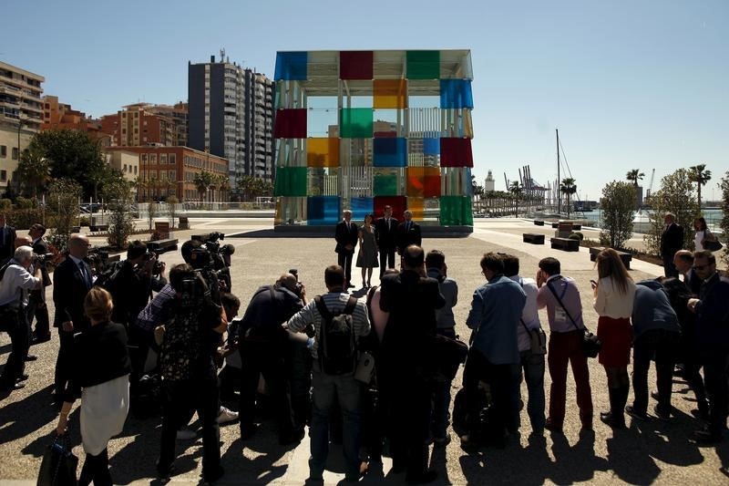 © Reuters. Un Centro Pompidou itinerante abre sus puertas en Málaga