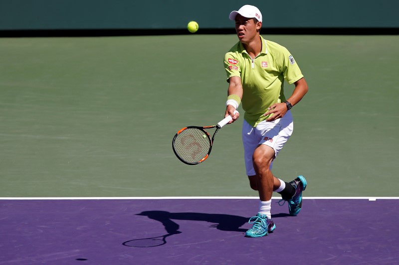 © Reuters. Tennis: Miami Open-Nishikori v Youzhny