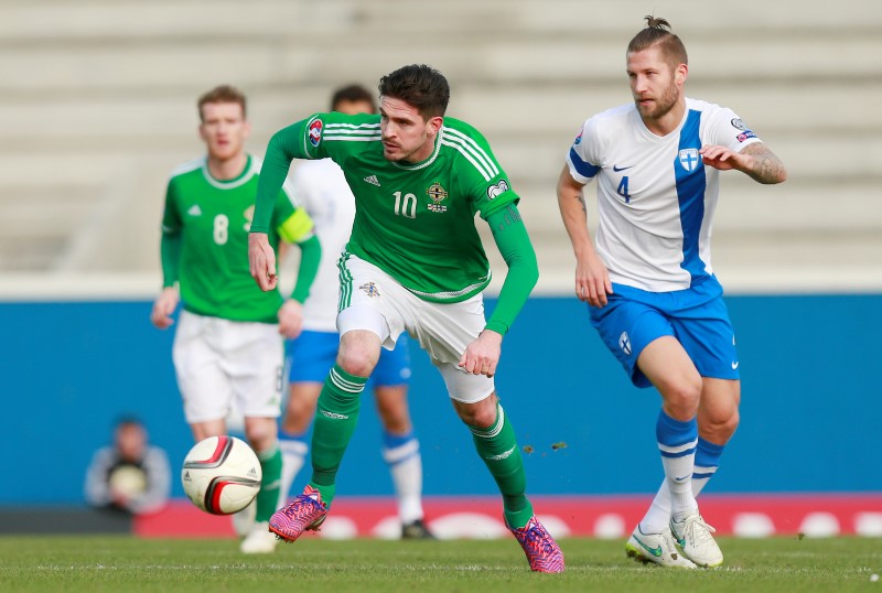 © Reuters. Northern Ireland v Finland - UEFA Euro 2016 Qualifying Group F