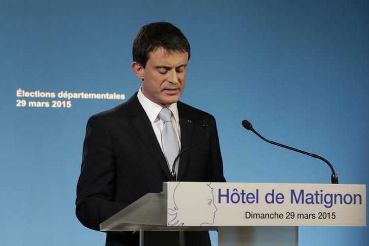 © Reuters. رئيس وزراء فرنسا: مكاسب اليمين المتطرف تعكس اضطرابا في الساحة السياسية