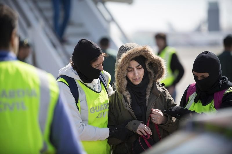 © Reuters. Detenidas 4 personas por relación con red de envío de yihadistas a Siria