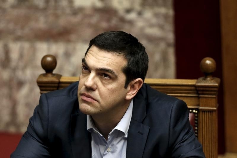 © Reuters. Il premier greco Alexis Tsipras 