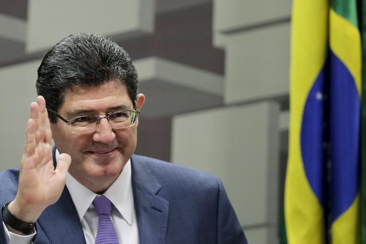 © Reuters. Ministro da Fazenda, Joaquim Levy, durante audiência pública em comissão do Senado, em Brasília