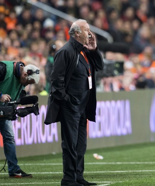 © Reuters. اسبانيا لا تشعر بالقلق بعد خسارة جديدة أمام هولندا