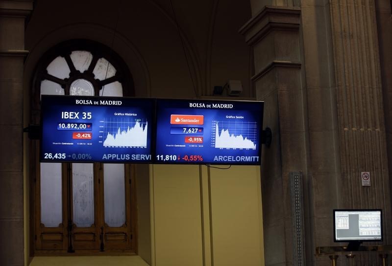 © Reuters. El Ibex abre plano antes del descanso de Semana Santa