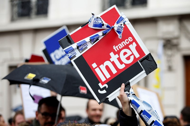 © Reuters. MATHIEU GALLET ASSURE AVOIR LE SOUTIEN DU GOUVERNEMENT POUR RÉFORMER RADIO FRANCE