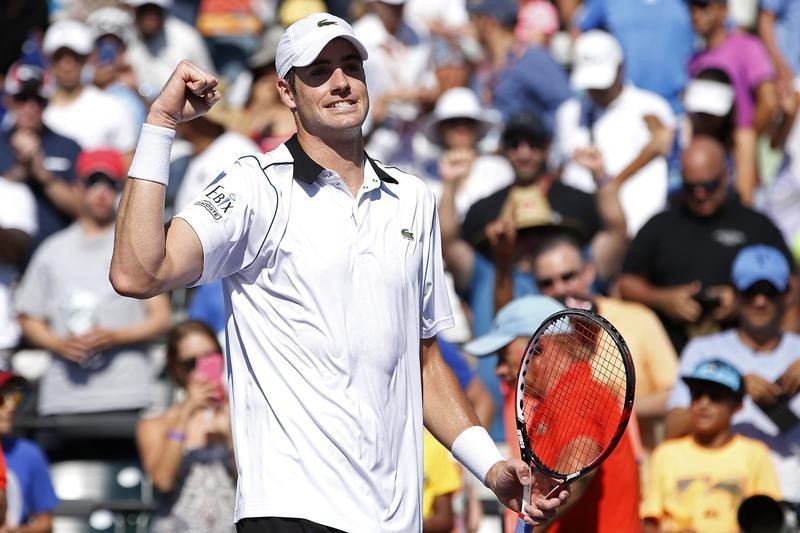 © Reuters. Tennis: Miami Open-Isner v Nishikori