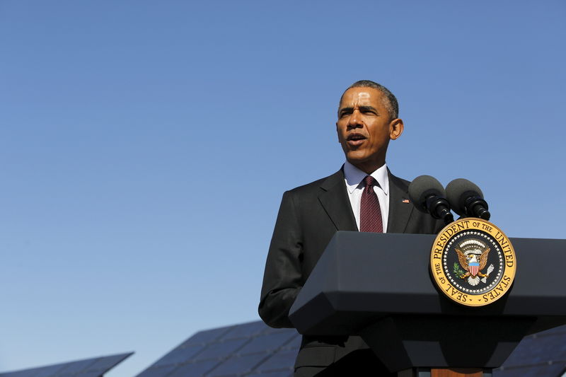 © Reuters. نيويورك تايمز:أوباما يقوله إنه سيجري "حوارا صعبا" مع حلفاء عرب بشأن الأمن