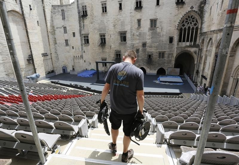 © Reuters. LE RÉGIME DES INTERMITTENTS DU SPECTACLE SANCTUARISÉ