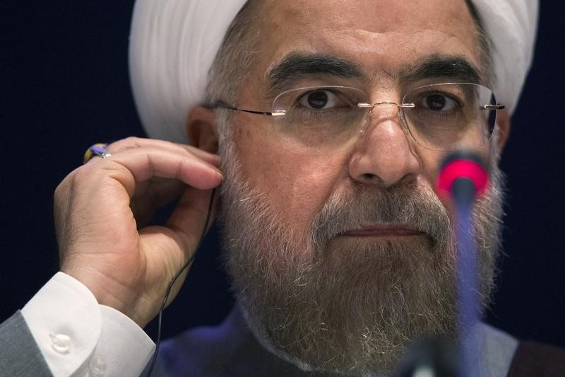 © Reuters. Irán sólo firmará acuerdo nuclear si levantan sanciones el mismo día -Rohani