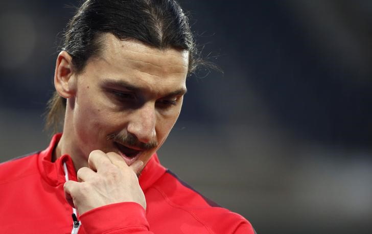 © Reuters. Ibrahimovic, do Paris St Germain