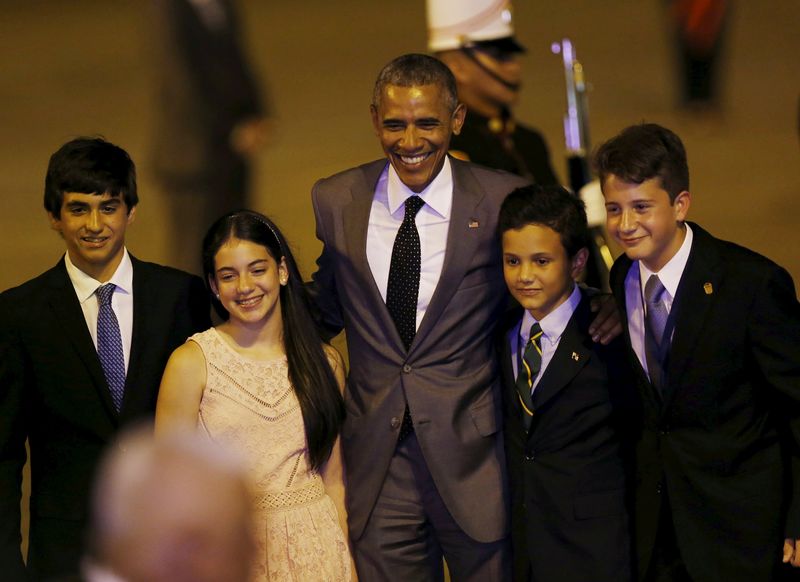 © Reuters. Obama promociona la energía limpia en intento por recuperar el liderazgo de EEUU en el Caribe 