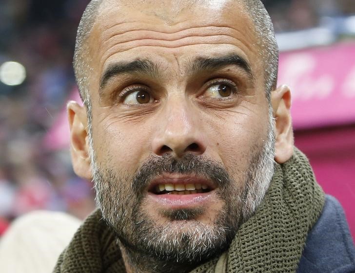 © Reuters. Técnico do Bayern de Munique, Pep Guardiola