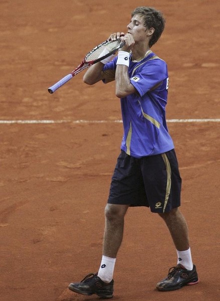© Reuters. السلوفاكي كليزان يحرز لقب بطولة الدار البيضاء للتنس