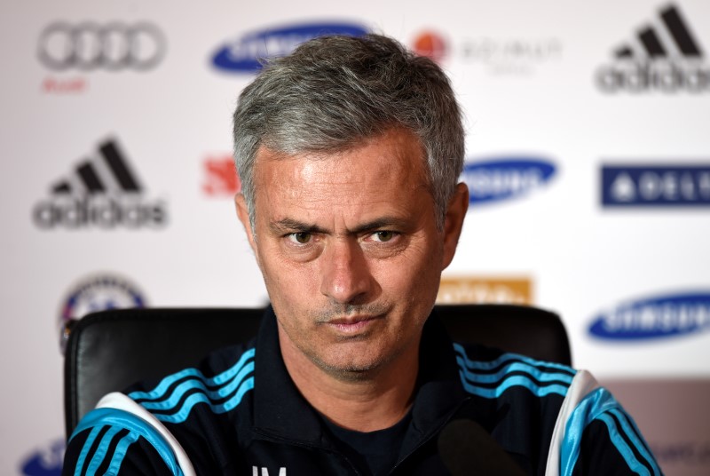 © Reuters. Chelsea - Jose Mourinho Press Conference