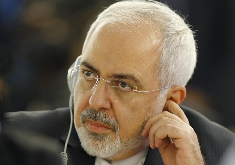 © Reuters. Iranian Foreign Minister  Zarif attends Human Rights Council at UN in Geneva 