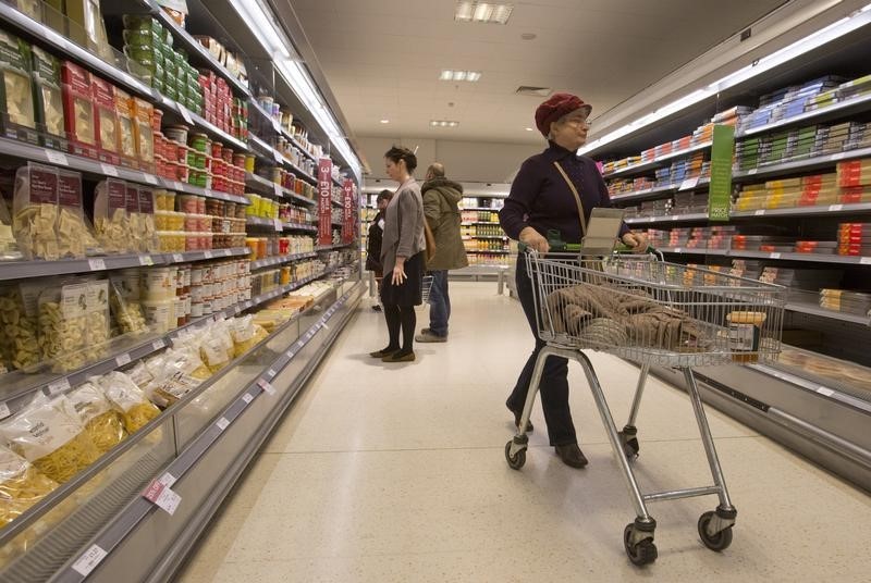 © Reuters. INFLATION À ZÉRO SUR UN AN EN MARS EN GRANDE-BRETAGNE