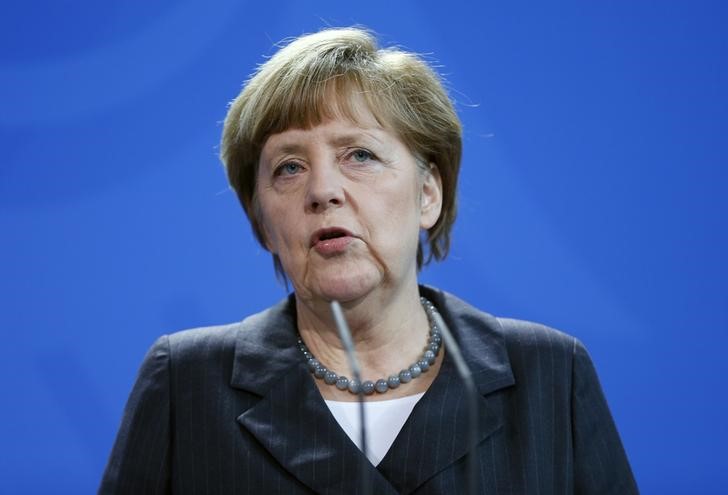 © Reuters. Chanceler da Alemanha, Angela Merkel, durante encontro em Berlim, em foto de arquivo