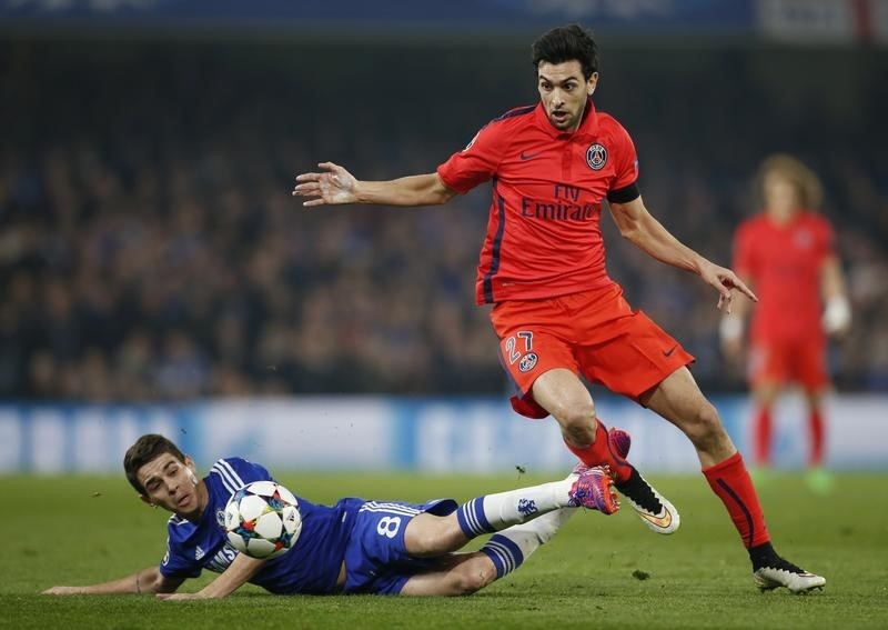 © Reuters. Chelsea v Paris St Germain - UEFA Champions League Second Round Second Leg