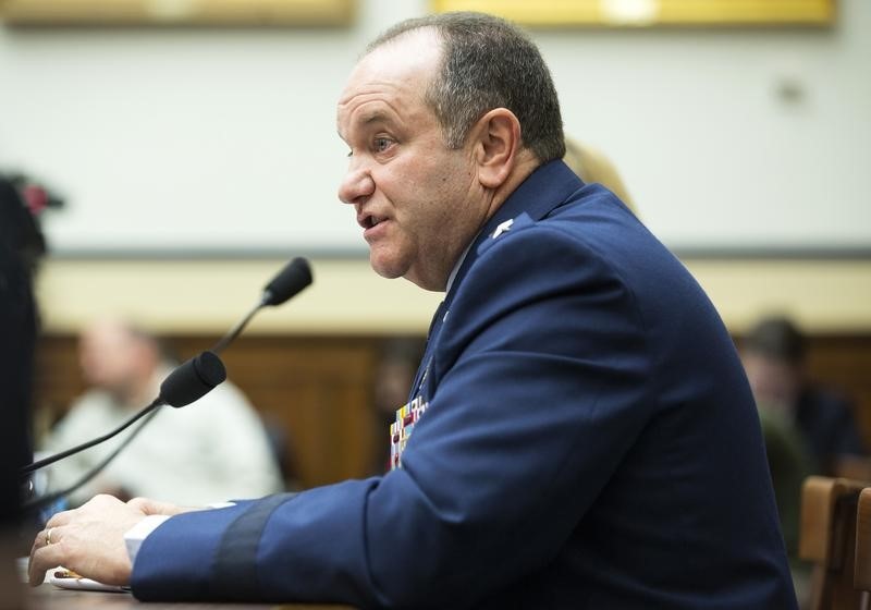 © Reuters. Philip Breedlove, commander of Supreme Allied Command Europe and U.S. European Combatant Command, testifies before a House Armed Services Committee