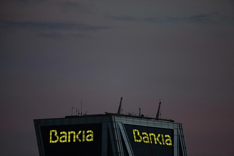 © Reuters. Bankia ve de momento poco margen para que Estado siga desinvirtiendo