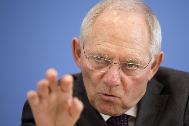 © Reuters. Los mercados ya han descontado todo escenario sobre Grecia, dice Schäuble