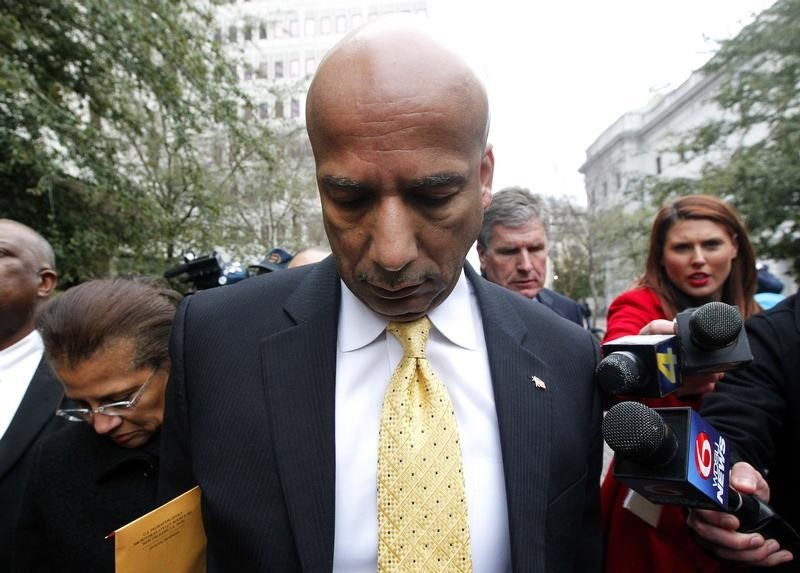 © Reuters. Former New Orleans Mayor Ray Nagin leaves the courthouse in New Orleans