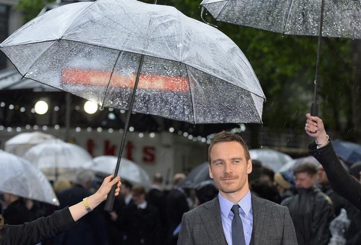 © Reuters. Ator Michael Fassbender durante evento em Londres