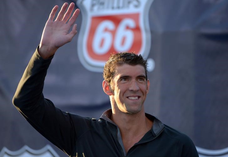 © Reuters. Michael Phelps durante competição nos Estados Unidos