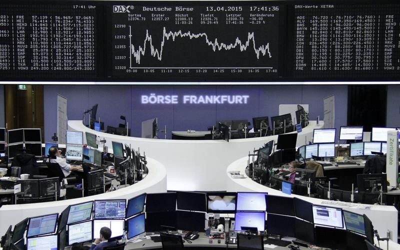 © Reuters. الأسهم الأوروبية توقف موجة صعود