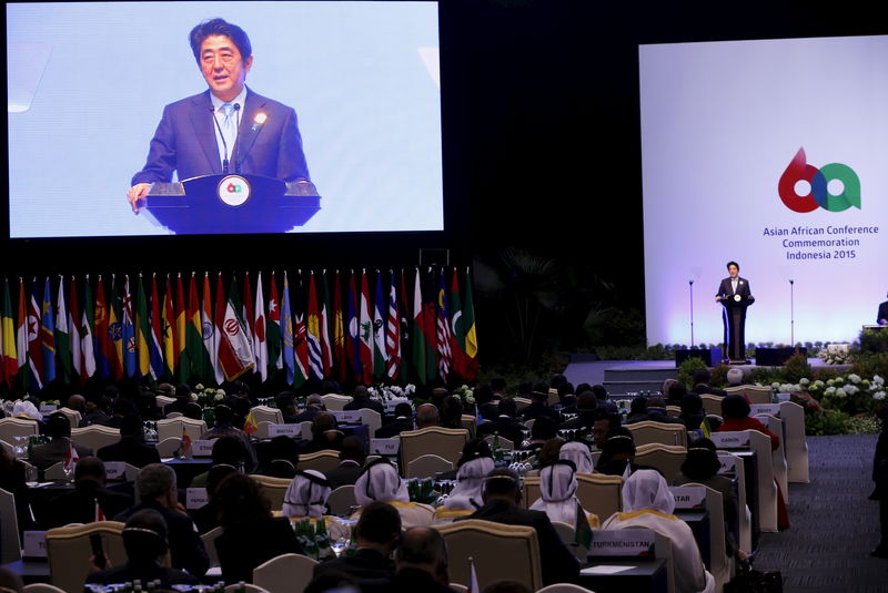 © Reuters. زعماء الدول الآسيوية والافريقية يتحدون النظام العالمي "العتيق"