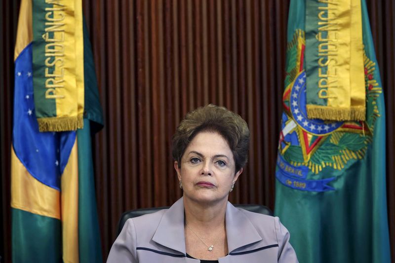 © Reuters. Presidente Dilma Rousseff durante encontro no Palácio do Planalto, em Brasília 