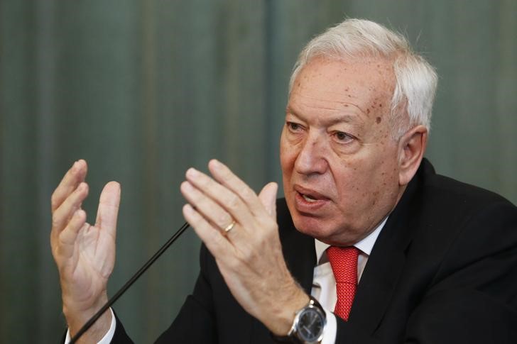 © Reuters. Ministro das Relações Exteriores espanhol, José Manuel García-Margallo, durante conferência em Moscou