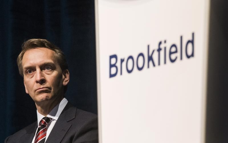 © Reuters. Brookfield Asset Management CEO Flatt looks on at their annual general meeting for shareholders in Toronto