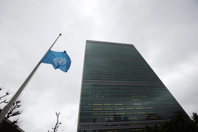 © Reuters. حملة من أجل اختيار امرأة لمنصب الأمين العام للأمم المتحدة
