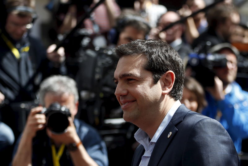 © Reuters. Il premier greco Alexis Tsipras 