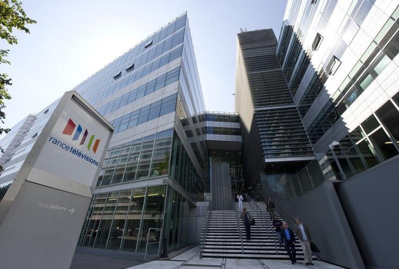 © Reuters. DELPHINE ERNOTTE CUNCI SUCCÈDE À RÉMY PFLIMLIN À LA TÊTE DE FRANCE TÉLÉVISIONS