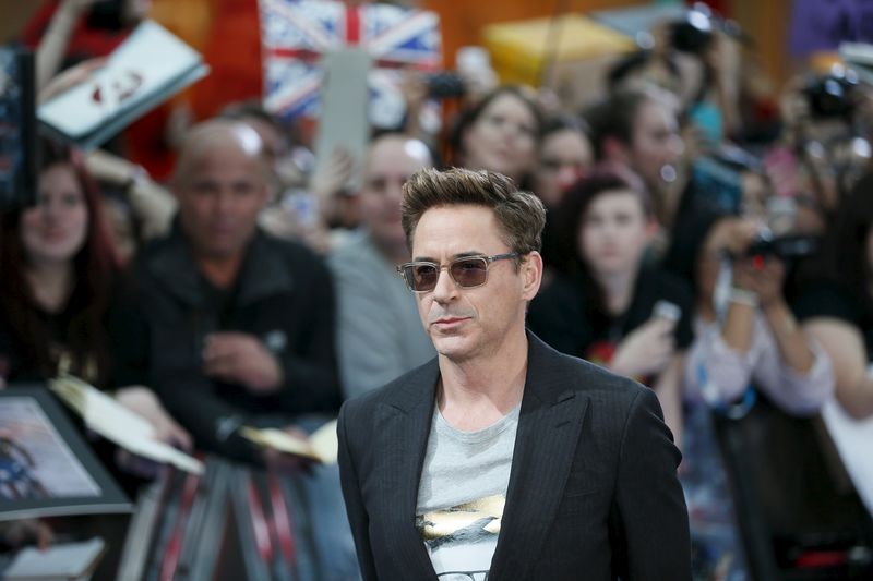 © Reuters. Downey Jr. em lançamento europeu de "Vingadores" em Londres 