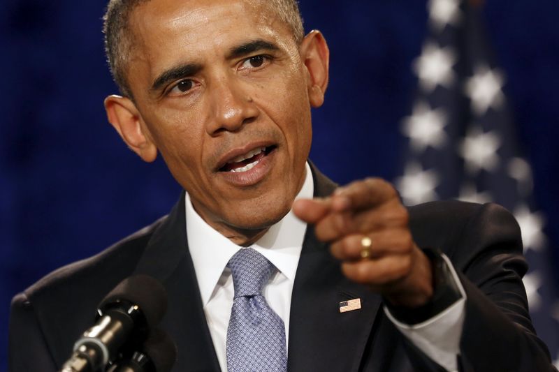 © Reuters. Obama delivers remarks at an Organizing for Action summit in Washington